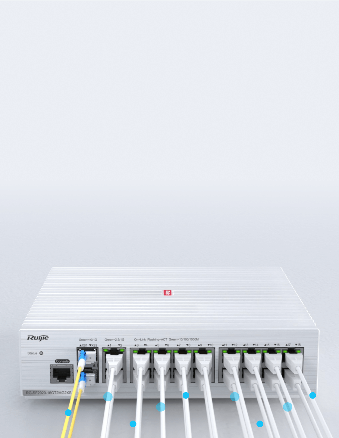 Campus Switches RG-SF2920-16GT2MG2XS 16-Port GE All-Optical Switch