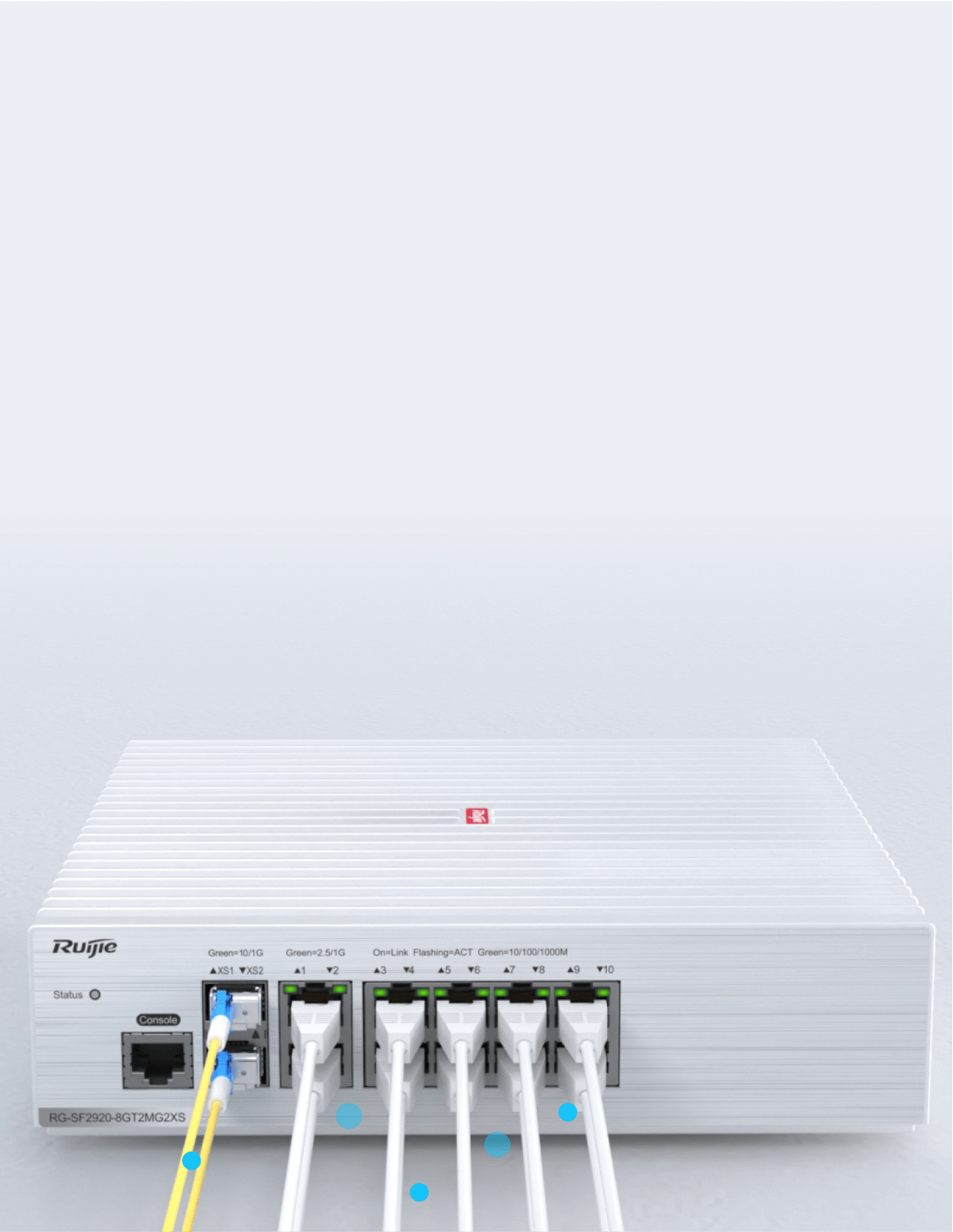 Campus Switches RG-SF2920-8GT2MG2XS 8-Port GE All-Optical