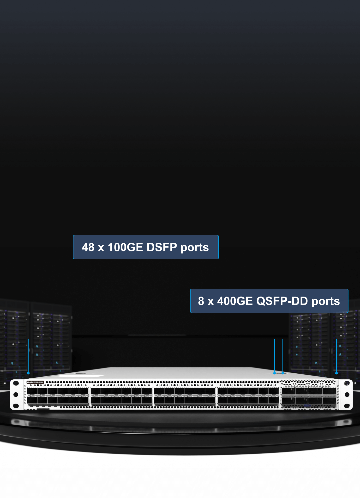 Data Center Switches RG-S6580-48CQ8QC Data Center 100G High