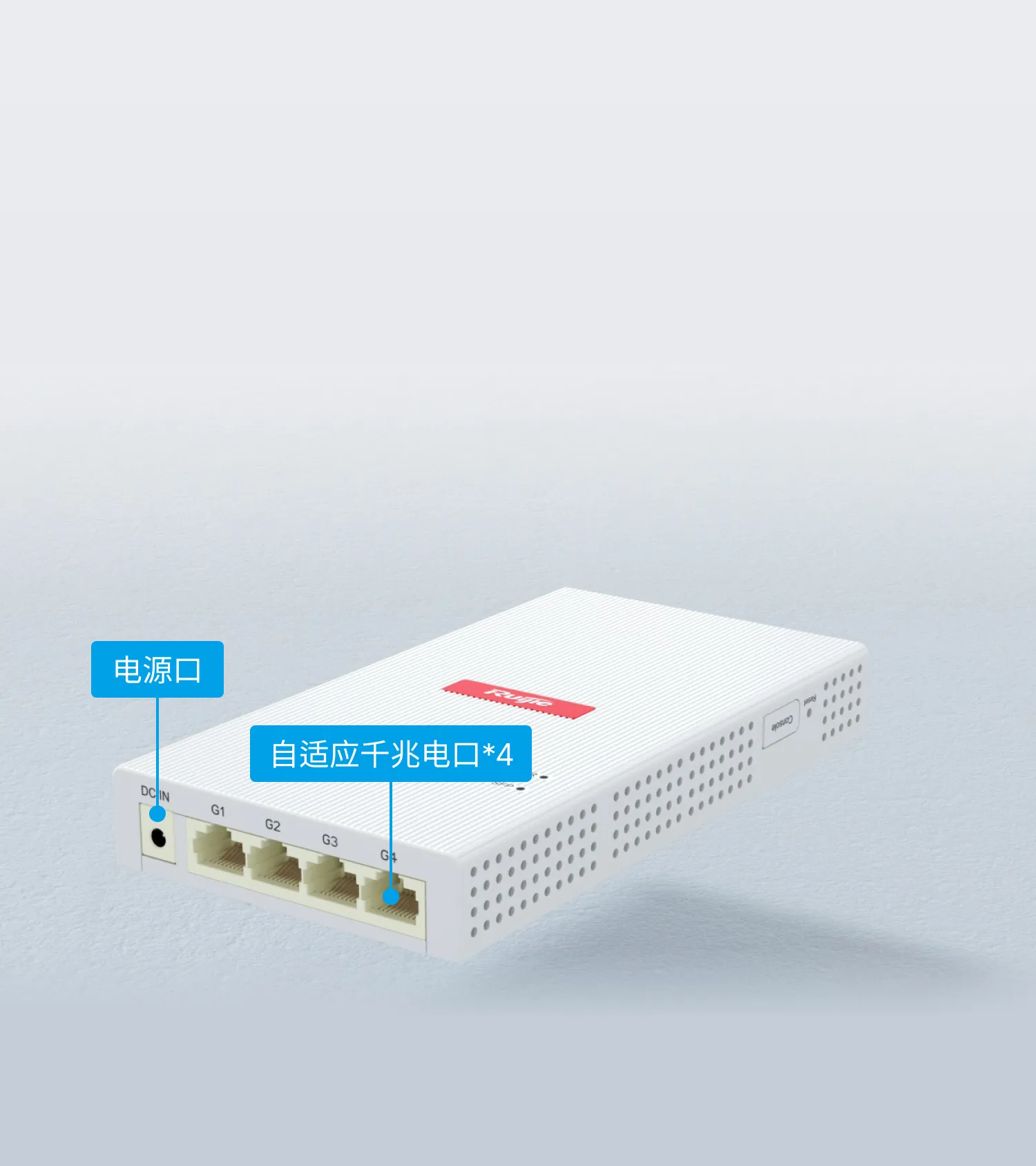 RG-MF2920U-4GT1MS 4口千兆面板型入室交换机- 锐捷网络