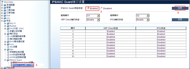 01 静态IP & MAC & Port绑定